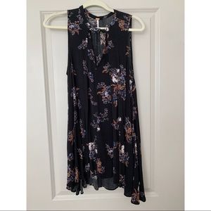 Free People key hole mini dress